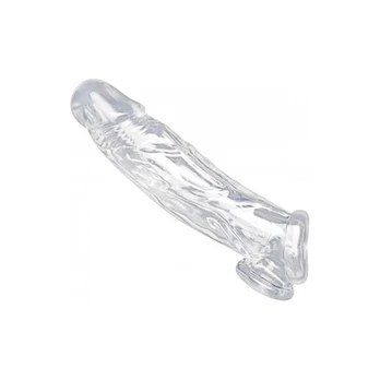 XR Brands Size Matters Clear Enhancement Sleeve & Ball Separator