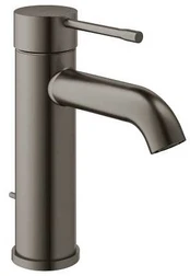 Grohe Essence S praustuvo maišytuvas lenktu snapeliu. brushed hard graphite