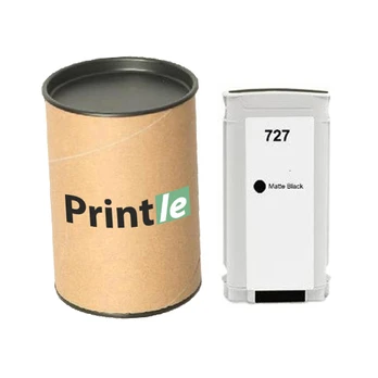 HP 727 (B3P22A) kasetė matte black 130ml (Printle) (su mikroschema)