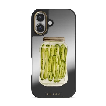 Pickled - iPhone 16 Case, Elite Mirror Dark (MagSafe) / Gold