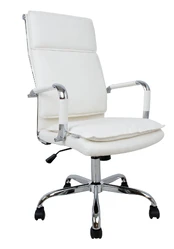 Biuro kėdė ULTRA, 54,5x60xH106,5-116,5 cm, balta kaina