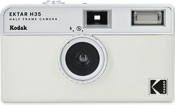 Kodak Half Frame Film Camera EKTAR H35 Baltas