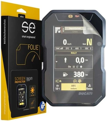 Smart Engineered SE-DCP-2-0102-0181-1-M, Screen protector, Motorcycle, Transparent, Monochromatic, Ducati DesertX (2023+)