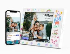 DIGITAL PHOTO FRAME DOODLE 9 / WHITE FF0901SA-WE01 MYFIRST