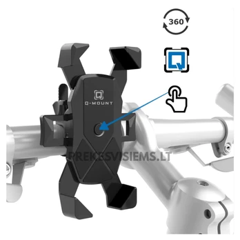 Telefono laikiklis "Q-Mount Easy" dviračiui / motociklui