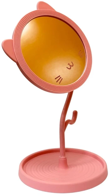 Plastikinis veidrodėlis pastatomas