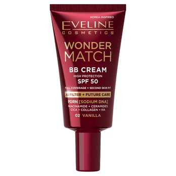 EVELINE_Wonder Match BB Cream krem BB SPF50 02 Vanilla