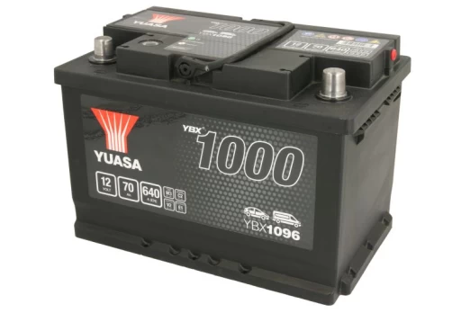 Akumuliatorius YUASA YBX1096 12V 70Ah 640A D+