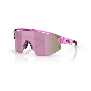 BLIZ Matrix Small akiniai | Transparent Pink - Brown Rose Multicolour