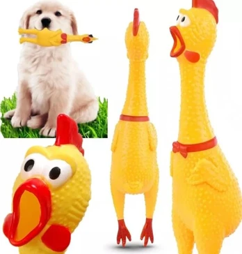 Guminis žaislas šuniui Višta, 30 cm