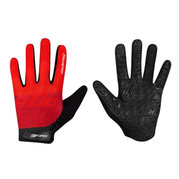 Pirštinės FORCE MTB Swipe Summer (raudona) L