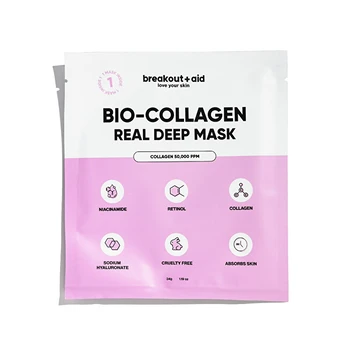 Breakout+aid Real Deep Mask Collagen Overnight Mask