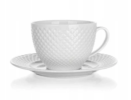 Banquet Puodelis su lėkštute iš keramikos 220ml,Diamond