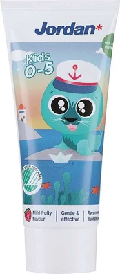 Vaikiška dantų pasta Jordan 0 - 5 metai, 50ml