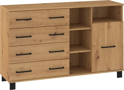 Komoda Meblocross 1D4SP, ruda