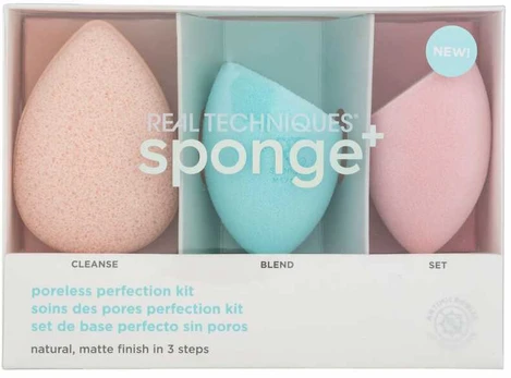 Makiažo kempinėlių rinkinys Real Techniques Pro-Matte Poreless Perfection