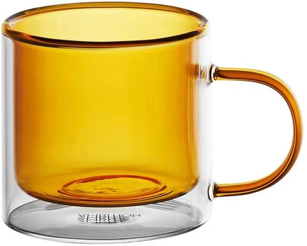 Szklanka termiczna Fuzzy 250 ml bursztynowy AMBITION