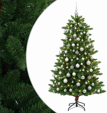 Artificial Christmas Tree with Bauble 240 cm 300 LED
