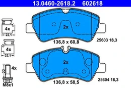 ATE 13.0460-2618.2 Brake pad set
