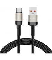 Pilkas (Titanium) USB - Type-C 100W / 5A 200cm laidas "Tech-Protect Ultraboost EVO"
