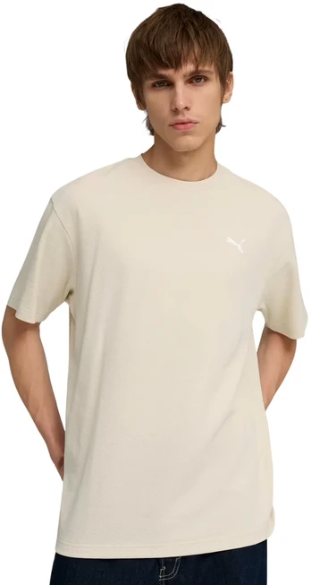 Vyriški marškinėliai Puma ESS Elevated Relaxed Tee smėlio sp. 692018 87 (M)