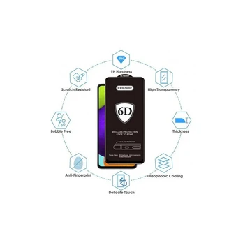6D Pro Veason Glass - for Samsung Galaxy S24 juodas