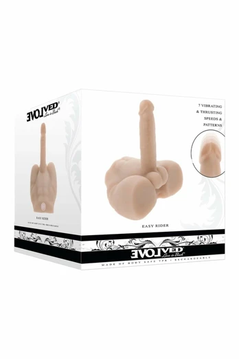 EVOLVED TORSO EASY RIDER LIGHT Rechargeable Vibrating Intimate Machine
