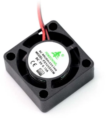 Ventiliatorius 5V 25x25x10mm 2 laidų