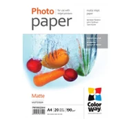 Matte Photo Paper | 190 g/m² | A4