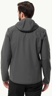 JackWolfskin Vyriška striukė Jack Wolfskin BORNBERG (softshell) | slate