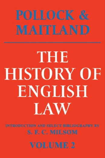 History of English Law: Volume 2