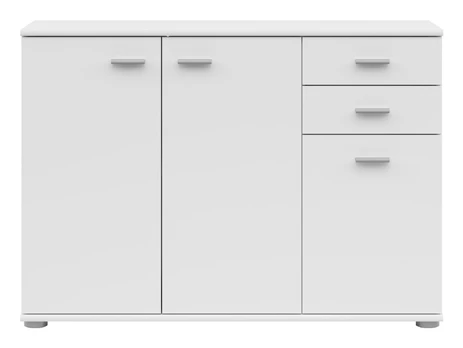 Komoda Noeda, balta, 35 cm x 106 cm x 75 cm