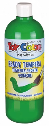 Gouache Tempera dažai ToyColor, superplaunami, 1000ml, žali