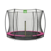 EXIT - Silhouette Ground Trampoline ø305cm w/Safety Net - Pink (12.95.10.60) kaina