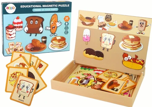 Magnetinė dėlionė Lean Toys