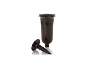 Vaza Form Plastic Dama 1070, 32.7 cm, juoda