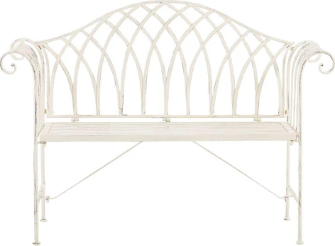 Shumee sodo suolas 130 cm baltas MILAZZO