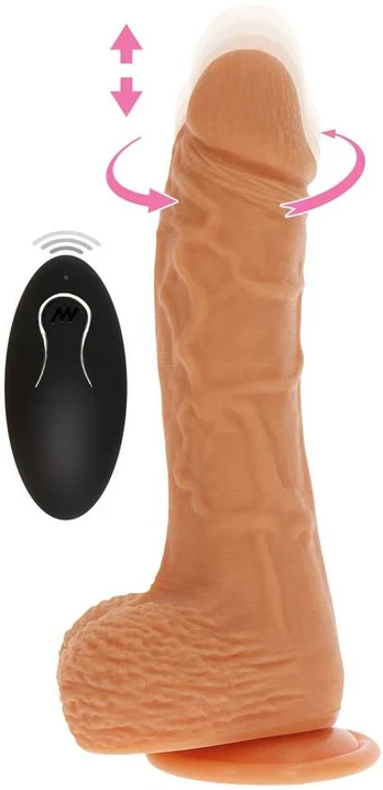 Toyjoy Aukštyn ir žemyn besisukantis vibracinis dildo