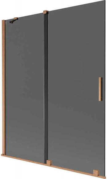 Vonios sienelė Mexen Velar, 140 x 150 cm, Brushed copper/Graphite