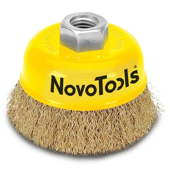Vielinis diskinis šepetys Novo Tools, 125 mm