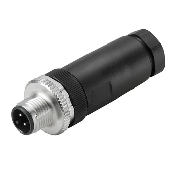 M12 kištukas 5pin, tiesus, 4-6mm kabeliui, IP67