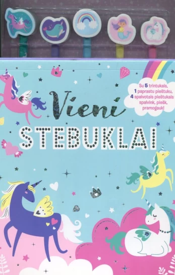Vieni stebuklai. Spalvink, piešk, pramogauk!