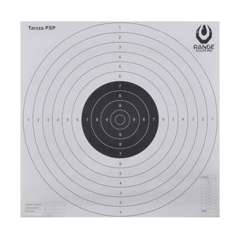 Range Solutions PSP TS-2 52x52cm Šaudymo taikinys, 50 vnt., ISSF, PZSS