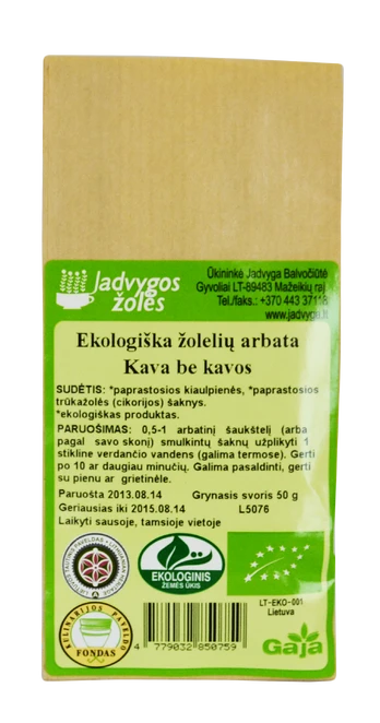 Ekologiška žolelių arbata Kava be kavos, 50 g