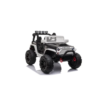 JC666 Police Black - Electric Ride On Car
