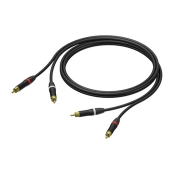 Procab RCA (Cinch) x2 - RCA (Cinch) x2 kabelis 1,5 m (PRA800 / 1,5)