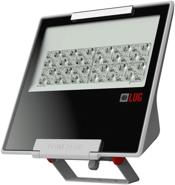 107W LED prožektorius POWERLUG, pilku korpusu, 4000K, IP65
