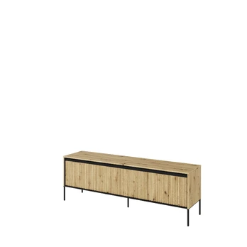 Komoda TREND TR5DAC-V2, artisan ąžuolas/juoda