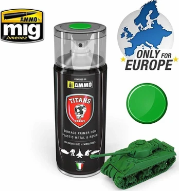 Vallejo Ammo: Titans Matt Primer - Emerald Žalias