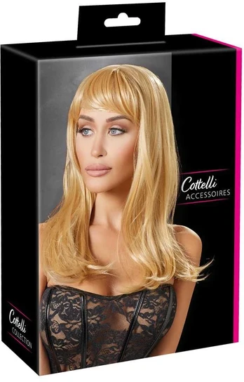 Cottelli Collection Long Blonde Wig Seksualus perukas